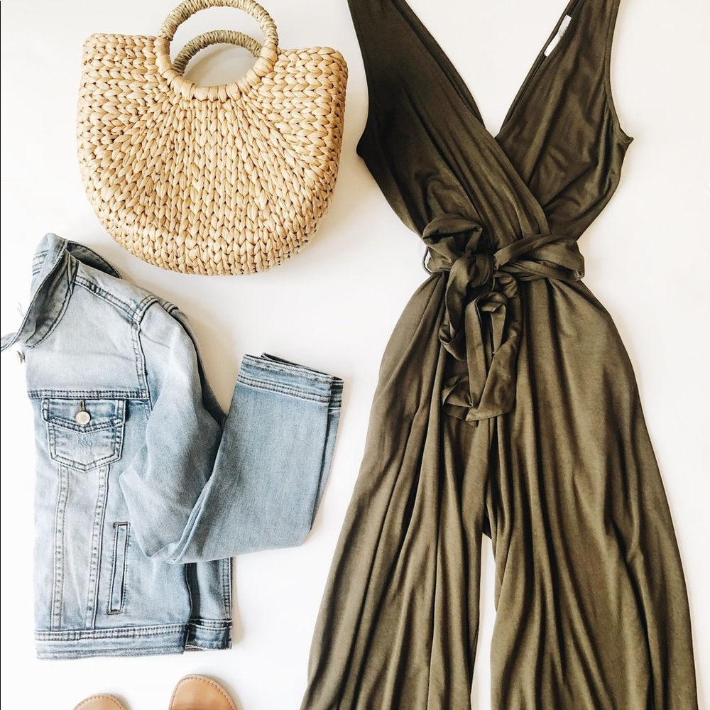 CJLA Wrap Jumpsuit